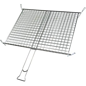 GRATICOLA IN ACCIAIO CROMATO SANDRIGARDEN DOPPIE MOD. EXTRALARGE CON PIEDI 600x400 MM GRATICOLA IN ACCIAIO CROMATO SANDRIGARDEN DOPPIE MOD.