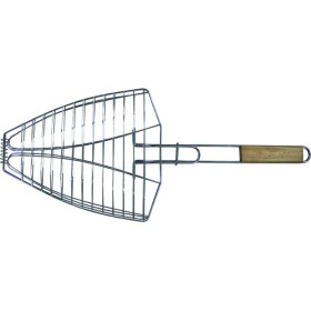 GRATICOLA IN ACCIAIO CROMATO SANDRIGARDEN PER PESCE DOPPIA CM. 61x25,5 GRATICOLA IN ACCIAIO CROMATO SANDRIGARDEN PER PESCE DOPPIA CM. 61x25,5