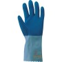 GUANTO IN LATTICE INDUSTRIALE CM 31  COLORE BLU  TG  8 9 10