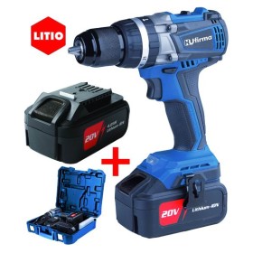 HU-FIRMA BRUSHLESS TRAPANO CON 2 BATTERIE LITIO 20V 24AH HU-T20B/LI HU-FIRMA BRUSHLESS TRAPANO CON 2 BATTERIE LITIO 20V 24AH HU-T20B/LI