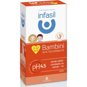 INFASIL DETERGENTE INTIMO BAMBINI 3-12 ANNI PH 4 5 ALTA TOLLERABILITA' 200 ML INFASIL DETERGENTE INTIMO BAMBINI 3-12 ANNI PH 4 5 ALTA