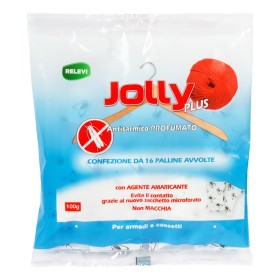 JOLLY PLUS ANTITARMICO PROFUMATO 16 PALLINE AVVOLTE BUSTA 100 GR JOLLY PLUS ANTITARMICO PROFUMATO 16 PALLINE AVVOLTE BUSTA 100 GR