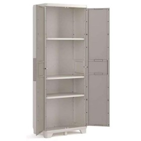Keter Wood Grain Armadio Alto Grigio con porte disegno legno cm. 68x39x182h.mod. GT/WDG Keter Wood Grain Armadio Alto Grigio con porte disegno legno