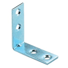 LASTRINE A 4 FORI ANGOLARE IN ACCIAIO ZINCATO CM. 4x4 PZ. 5 LASTRINE A 4 FORI ANGOLARE IN ACCIAIO ZINCATO CM. 4x4 PZ. 5