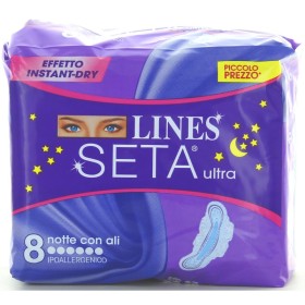 LINES SETA ULTRA NOTTE ALI 8 PZ LINES SETA ULTRA NOTTE ALI 8 PZ
