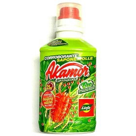 LINFA CORROBORANTE SAPONE MOLLE AKAMOR ACARICIDA RAGNETTO ROSSO E GIALLO ERIOFIDI 1 LT LINFA CORROBORANTE SAPONE MOLLE AKAMOR ACARICIDA RAGNETTO ROSSO