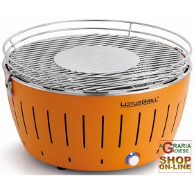 LOTUSGRILL LOTUS GRILL STANDARD BARBECUE DA TAVOLO PORTATILE PER ESTERNO CON CAVO USB ARANCIONE LOTUSGRILL LOTUS GRILL STANDARD BARBECUE DA TAVOLO PORTATILE