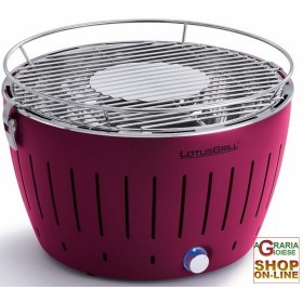 LOTUSGRILL LOTUS GRILL STANDARD BARBECUE DA TAVOLO PORTATILE PER ESTERNO CON CAVO USB VIOLA LOTUSGRILL LOTUS GRILL STANDARD BARBECUE DA TAVOLO PORTATILE PER ESTERNO CON CAVO USB VIOLA