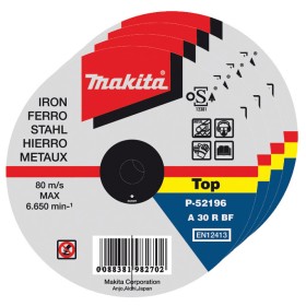 MAKITA DISCO PER FERRO MM. 115x1,0x22 MAKITA DISCO PER FERRO MM. 115x1,0x22