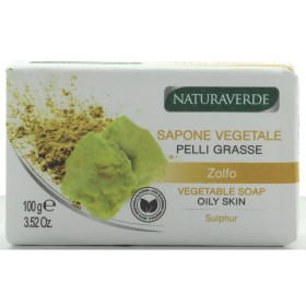 NATURAVERDE SAPONETTA ALLO ZOLFO 100 GRAMMI NATURAVERDE SAPONETTA ALLO ZOLFO 100 GRAMMI
