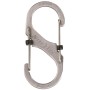 Nite Ize SlideLock S-Biner Doppio Moschettone di Sicurezza in Acciaio inox cm. 9x4x1,1