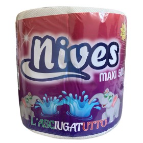 NIVES L'ASCIUGATUTTO ROTOLO MAXI 500 STRAPPI NIVES L'ASCIUGATUTTO ROTOLO MAXI 500 STRAPPI