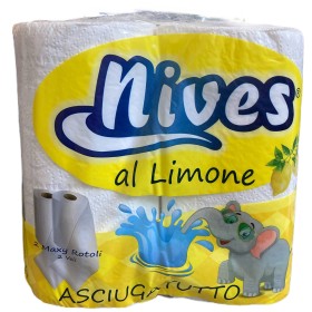 NIVES MAXI ASCIUGATUTTO PROFUMO LIMONE 2 ROTOLI NIVES MAXI ASCIUGATUTTO PROFUMO LIMONE 2 ROTOLI