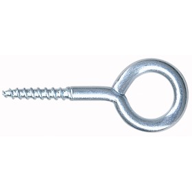 OCCHIOLI A VITE IN ACCIAIO ZINCATO 20x80 PZ. 10 OCCHIOLI A VITE IN ACCIAIO ZINCATO 20x80 PZ. 10