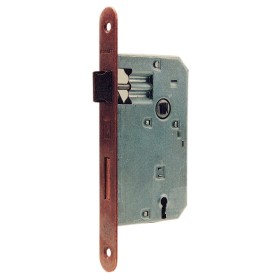 PATENT SERRATURA Q.8/70 OTTONATA DA 45 MM.  B.TONDO PATENT SERRATURA Q.8/70 OTTONATA DA 45 MM.  B.TONDO
