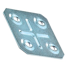 PIASTRINE QUADRE IN ACCIAIO ZINCATE CM. 4x4 PZ. 10 PIASTRINE QUADRE IN ACCIAIO ZINCATE CM. 4x4 PZ. 10