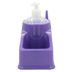 PLATICFORTE  DISPENCER PORTASAPONE CON PORTA SPUGNA SQUARE PLATICFORTE  DISPENCER PORTASAPONE CON PORTA SPUGNA SQUARE
