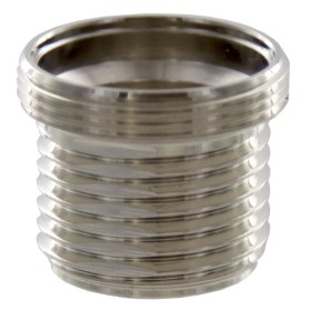 RACCORDO IN OTTONE CROMATO FILETTATO 24x1M-1/2M RACCORDO IN OTTONE CROMATO FILETTATO 24x1M-1/2M