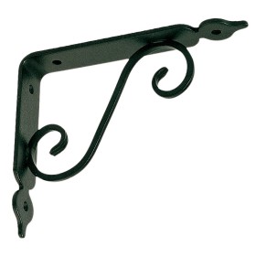 REGGIMENSOLA IN FERRO BATTUTO MM. 225x175 NERO SATINATO REGGIMENSOLA IN FERRO BATTUTO MM. 225x175 NERO SATINATO