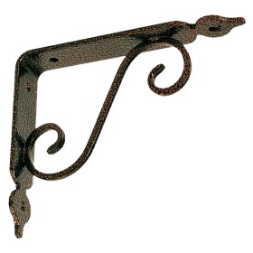 REGGIMENSOLA IN FERRO BATTUTO MM. 230x175 RAME ANTICO REGGIMENSOLA IN FERRO BATTUTO MM. 230x175 RAME ANTICO