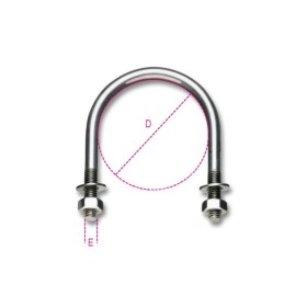 Robur Collari per sostegno tubazioni acciaio inox 1" SX34 Robur Collari per sostegno tubazioni acciaio inox 1" SX34