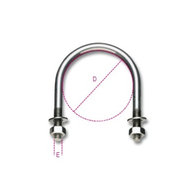 Robur Collari per sostegno tubazioni acciaio inox 3/4 SX27