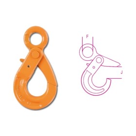 Robur Ganci per sollevamento tipo self-locking ad occhio acciaio legato ad alta resistenza EN1677-3 TON. 2,0 Robur Ganci per sollevamento tipo self-locking ad occhio