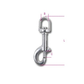 Robur Moschettoni a girello inox AISI 316 12 Robur Moschettoni a girello inox AISI 316 12