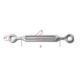 Robur Tenditore a due occhi inox AISI 316 M5 Robur Tenditore a due occhi inox AISI 316 M5