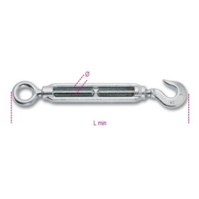 Robur Tenditori ad occhio e gancio zincati 3/8 Z/SM10 Robur Tenditori ad occhio e gancio zincati 3/8 Z/SM10