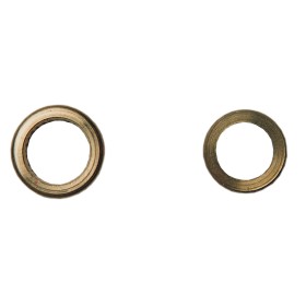 RONDELLE IN OTTONE MM. 12 PZ. 10 RONDELLE IN OTTONE MM. 12 PZ. 10