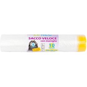 ROTOLO SACCO PER RACCOLTA DIFFERENZIATA HD TRASPARENTE NEC CM. 70x110 PZ. 10 ROTOLO SACCO PER RACCOLTA DIFFERENZIATA HD TRASPARENTE NEC CM.