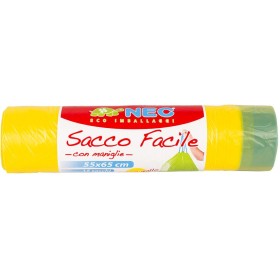 ROTOLO SACCO VELOCE HD GIALLO PROFUMATO NEC CM 55x65 PZ. 15 ROTOLO SACCO VELOCE HD GIALLO PROFUMATO NEC CM 55x65 PZ. 15