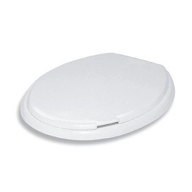 Sedile WC Modello Gabbiano Bianco cm. 47x38x4h. Sedile WC Modello Gabbiano Bianco cm. 47x38x4h.