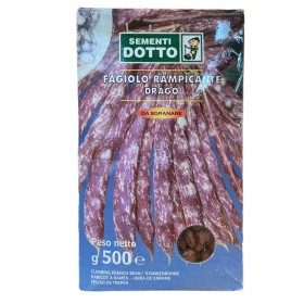 SEMI DI FAGIOLO RAMPICANTE BORLOTTO DRAGO GR. 500 SEMI DI FAGIOLO RAMPICANTE BORLOTTO DRAGO GR. 500