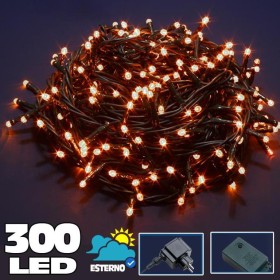 SERIE LUCCIOLE A LED BIANCO 300L 8 FUNZIONI 24V A LUCE CALDA SERIE LUCCIOLE A LED BIANCO 300L 8 FUNZIONI 24V A LUCE CALDA