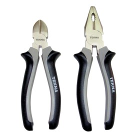 SET 2 PINZE TEKNA PRO CON MANICI ERGONOMICI STAMPATI IN PVC SET 2 PINZE TEKNA PRO CON MANICI ERGONOMICI STAMPATI IN PVC
