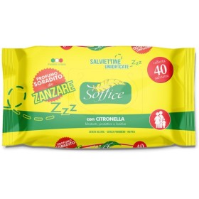 Soffice Salviettine Imbevute Antizanzare con Citronella pz. 40 Soffice Salviettine Imbevute Antizanzare con Citronella pz. 40