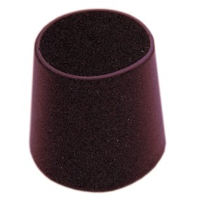 SOTTOSEDIE IN VIPLA A GOCCIA NERO MM. 25 PZ. 8 SOTTOSEDIE IN VIPLA A GOCCIA NERO MM. 25 PZ. 8