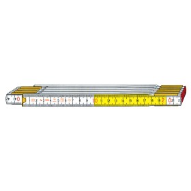STABILA DOPPIO METRO BIANCO GIALLO 717 STABILA DOPPIO METRO BIANCO GIALLO 717