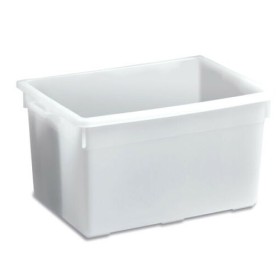 STEFANPLAST Contenitore rettangolare resistente senza coperchio lt. 75 neutro STEFANPLAST Contenitore rettangolare resistente senza coperchio