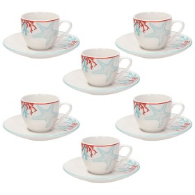 TOGNANA Confezione 6 Tazzine Caffè Con Piattino Porcellana 90 Cc METROPOL ALYSSA TOGNANA Confezione 6 Tazzine Caffè Con Piattino Porcellana 90 Cc METROPOL ALYSSA