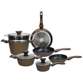 TOGNANA SER BATTERIA PZ. 10 DI PENTOLE E PADELLE DIAMANTE BRONZO D TOGNANA SER BATTERIA PZ. 10 DI PENTOLE E PADELLE DIAMANTE BRONZO D