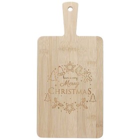 TOGNANA Tagliere Xmas di Legno Marrone CM. 33x16x1h. Linea claus TOGNANA Tagliere Xmas di Legno Marrone CM. 33x16x1h. Linea claus