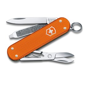 VICTORINOX MULTIUSO CLASSIC MM. 58 GUANCE ALOX STEEL ARANCIO LIMITED EDITION 2021 VICTORINOX MULTIUSO CLASSIC MM. 58 GUANCE ALOX STEEL ARANCIO LIMITED EDITION 2021