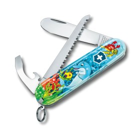 VICTORINOX SET PER BAMBINI MY FIRST MM. 84 LIMITED EDITION DOLPHIN VICTORINOX SET PER BAMBINI MY FIRST MM. 84 LIMITED EDITION