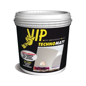 VIP TECHNOMATT SUPER OPACA PITTURA LAVABILE PER INTERNI NUOVA FORMULA LT. 5 BB VIP TECHNOMATT SUPER OPACA PITTURA LAVABILE PER INTERNI NUOVA