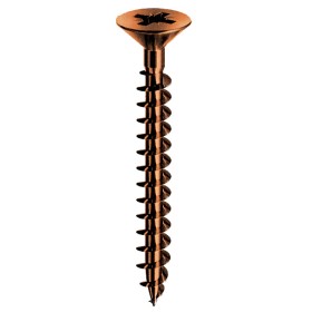 VITI A LEGNO IN ACCIAIO BRONZATO TP 5x60 PZ. 10 VITI A LEGNO IN ACCIAIO BRONZATO TP 5x60 PZ. 10