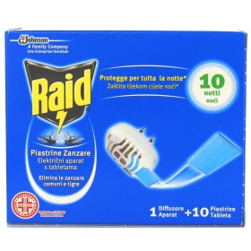 RAID INSETTICIDA ELETTRICO BASE E 10 PIASTRINE RAID INSETTICIDA ELETTRICO BASE E 10 PIASTRINE