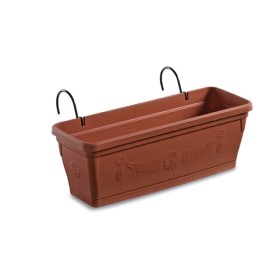 Set Linea Primavera Balconetta con supporto in metallo Terracotta cm. 50x18x17h. Set Linea Primavera Balconetta con supporto in metallo Terracotta cm. 50x18x17h.